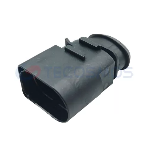 Waterproof IP66 Copper Contact ABS/Nylon Housing Wire Harness Lambda Sensor Plug for Car 6-Pin Male 1J0973733